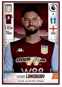Figurina Henri Lansbury - Premier League Inglese 2019-2020 n. 94 - Panini