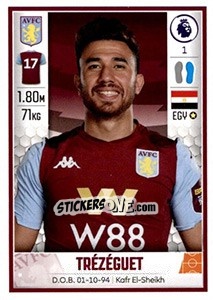 Figurina Trézéguet - Premier League Inglese 2019-2020 - Panini