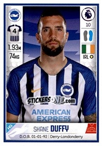 Figurina Shane Duffy - Premier League Inglese 2019-2020 - Panini