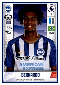 Sticker Bernardo - Premier League Inglese 2019-2020 n. 118 - Panini