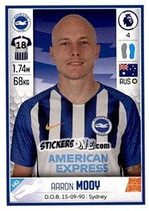 Sticker Aaron Mooy - Premier League Inglese 2019-2020 n. 124 - Panini