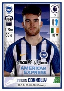 Cromo Aaron Connolly - Premier League Inglese 2019-2020 - Panini