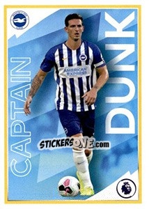 Figurina Lewis Dunk (Captain) - Premier League Inglese 2019-2020 - Panini