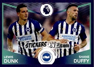 Sticker Lewis Dunk / Shane Duffy (Power Pair) - Premier League Inglese 2019-2020 - Panini