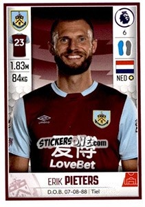 Sticker Erik Pieters - Premier League Inglese 2019-2020 - Panini