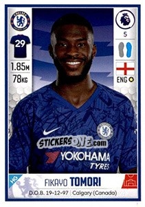 Sticker Fikayo Tomori - Premier League Inglese 2019-2020 - Panini