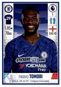 Sticker Fikayo Tomori - Premier League Inglese 2019-2020 n. 176 - Panini