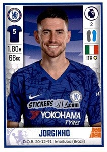 Cromo Jorginho - Premier League Inglese 2019-2020 - Panini