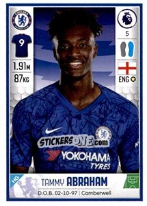 Sticker Tammy Abraham - Premier League Inglese 2019-2020 n. 185 - Panini