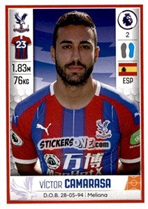 Sticker Víctor Camarasa - Premier League Inglese 2019-2020 n. 215 - Panini