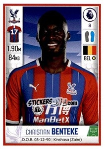 Sticker Christian Benteke - Premier League Inglese 2019-2020 n. 218 - Panini