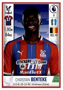 Figurina Christian Benteke - Premier League Inglese 2019-2020 - Panini