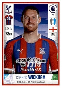 Figurina Connor Wickham - Premier League Inglese 2019-2020 - Panini