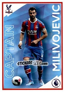 Sticker Luka Milivojevic (Captain) - Premier League Inglese 2019-2020 n. 222 - Panini