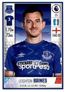 Sticker Leighton Baines - Premier League Inglese 2019-2020 n. 230 - Panini