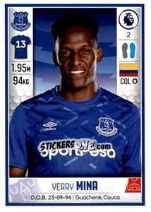 Sticker Yerry Mina - Premier League Inglese 2019-2020 n. 233 - Panini