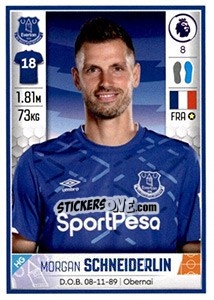 Sticker Morgan Schneiderlin - Premier League Inglese 2019-2020 - Panini