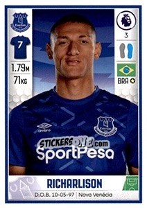 Sticker Richarlison - Premier League Inglese 2019-2020 n. 242 - Panini