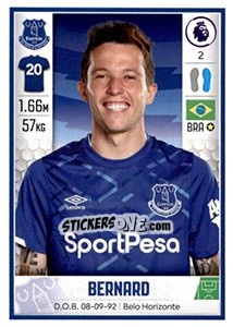 Sticker Bernard - Premier League Inglese 2019-2020 n. 247 - Panini
