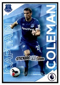 Figurina Seamus Coleman (Captain) - Premier League Inglese 2019-2020 - Panini