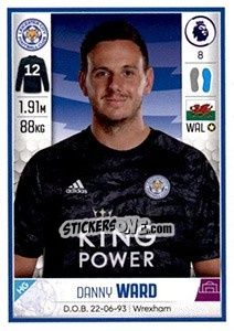 Figurina Danny Ward - Premier League Inglese 2019-2020 - Panini