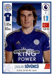 Figurina Çaglar Söyüncü - Premier League Inglese 2019-2020 - Panini