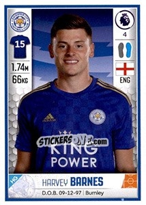 Sticker Harvey Barnes - Premier League Inglese 2019-2020 n. 270 - Panini