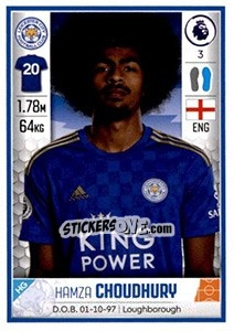 Cromo Hamza Choudhury - Premier League Inglese 2019-2020 n. 271 - Panini