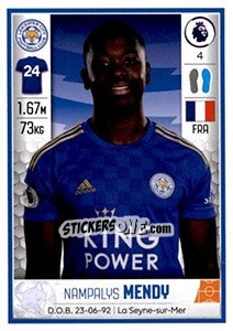 Cromo Nampalys Mendy - Premier League Inglese 2019-2020 - Panini