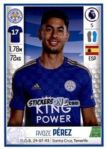 Cromo Ayoze Pérez - Premier League Inglese 2019-2020 - Panini