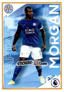 Sticker Wes Morgan (Captain) - Premier League Inglese 2019-2020 n. 280 - Panini