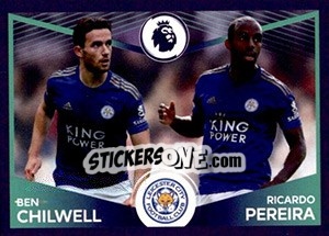 Sticker Ben Chilwell / Ricardo Pereira (Power Pair) - Premier League Inglese 2019-2020 n. 283 - Panini