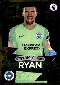 Sticker Mathew Ryan (Brighton / Hove Albion) - Premier League Inglese 2019-2020 - Panini