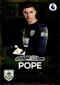 Sticker Nick Pope (Burnley) - Premier League Inglese 2019-2020 n. 317 - Panini