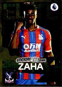 Figurina Wilfried Zaha (Crystal Palace) - Premier League Inglese 2019-2020 - Panini