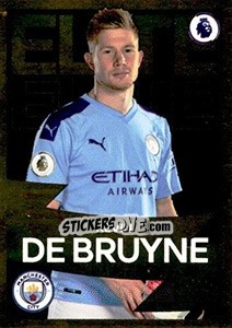 Sticker Kevin De Bruyne (Manchester City) - Premier League Inglese 2019-2020 n. 323 - Panini