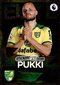 Sticker Teemu Pukki (Norwich City) - Premier League Inglese 2019-2020 n. 326 - Panini