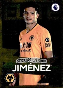 Sticker Raúl Jiménez (Wolverhampton Wanderers) - Premier League Inglese 2019-2020 n. 332 - Panini