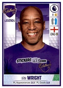 Sticker Ian Wright (Arsenal) - Premier League Inglese 2019-2020 n. 337 - Panini