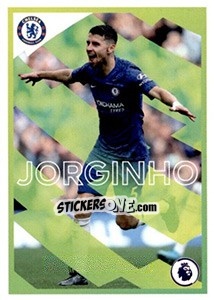 Sticker Jorginho (Chelsea) - Premier League Inglese 2019-2020 n. 341 - Panini