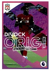 Sticker Divock Origi (Liverpool) - Premier League Inglese 2019-2020 n. 343 - Panini