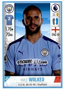 Sticker Kyle Walker - Premier League Inglese 2019-2020 n. 350 - Panini