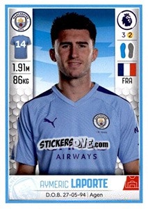 Sticker Aymeric Laporte - Premier League Inglese 2019-2020 n. 354 - Panini