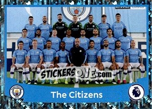 Sticker The Citizens (Squad) - Premier League Inglese 2019-2020 n. 370 - Panini