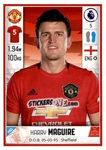 Sticker Harry Maguire - Premier League Inglese 2019-2020 n. 382 - Panini