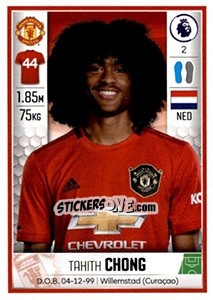 Sticker Tahith Chong - Premier League Inglese 2019-2020 n. 398 - Panini