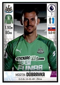 Sticker Martin Dúbravka - Premier League Inglese 2019-2020 - Panini