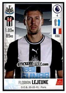 Cromo Florian Lejeune - Premier League Inglese 2019-2020 n. 415 - Panini