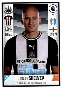Sticker Jonjo Shelvey - Premier League Inglese 2019-2020 n. 417 - Panini