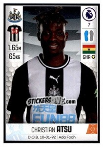 Sticker Christian Atsu - Premier League Inglese 2019-2020 n. 420 - Panini